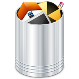 Recycle Bin (Full) Icon 256x256 png